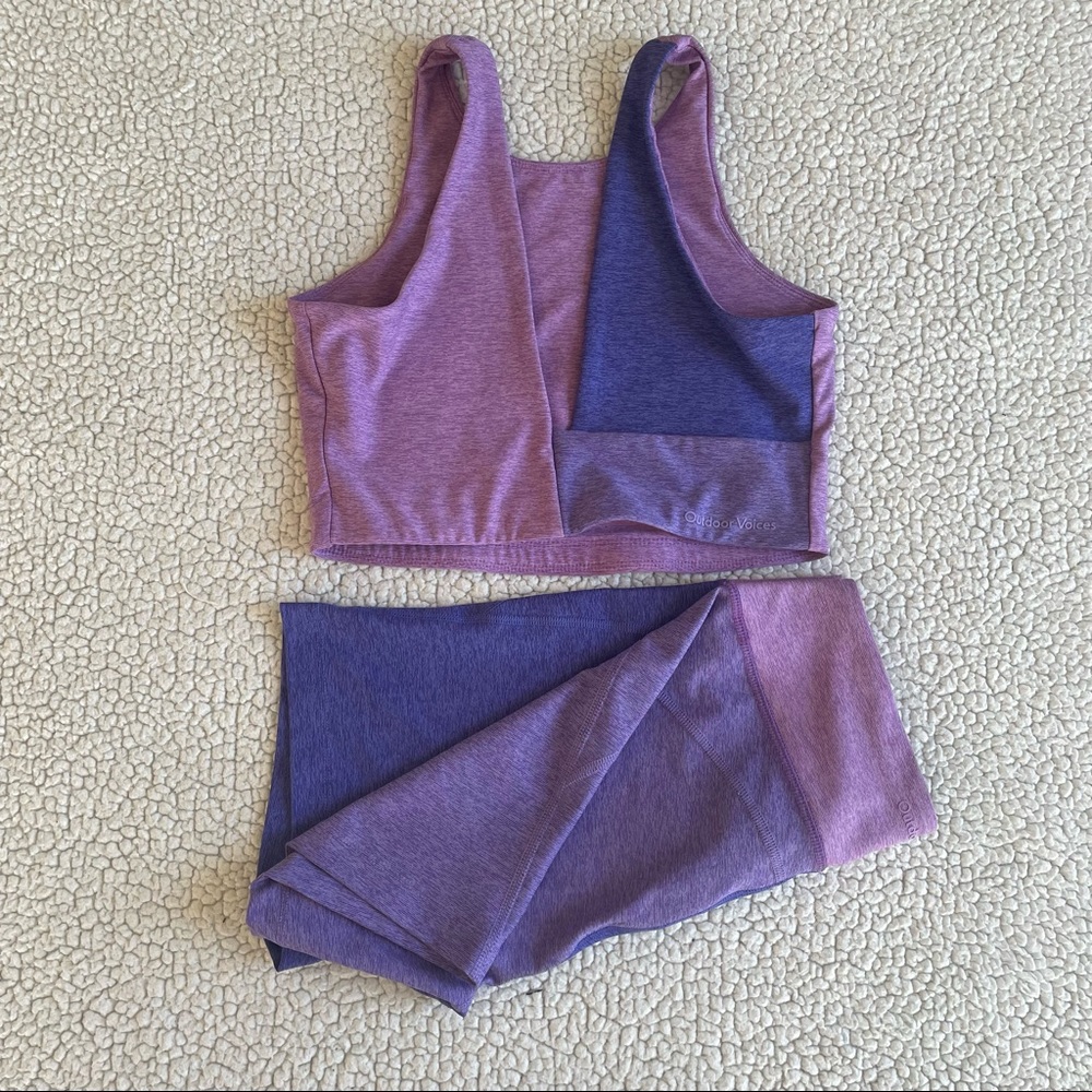 Outdoor Voices Medium Set Limited Edition Lavender/Violet/Amethyst
